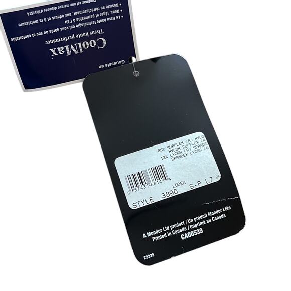 Mondor Size S Green & Orange Stretch Knit Pants with Tie Belt NWT Yoga Athletic - Picture 6 of 10